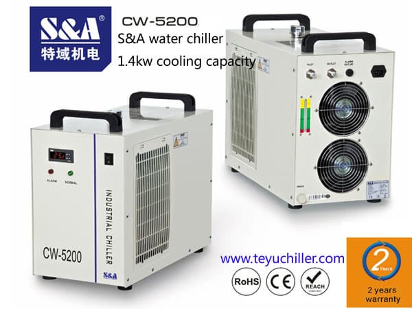 S_A industrial chiller CW_5200 for embroidery laser machine